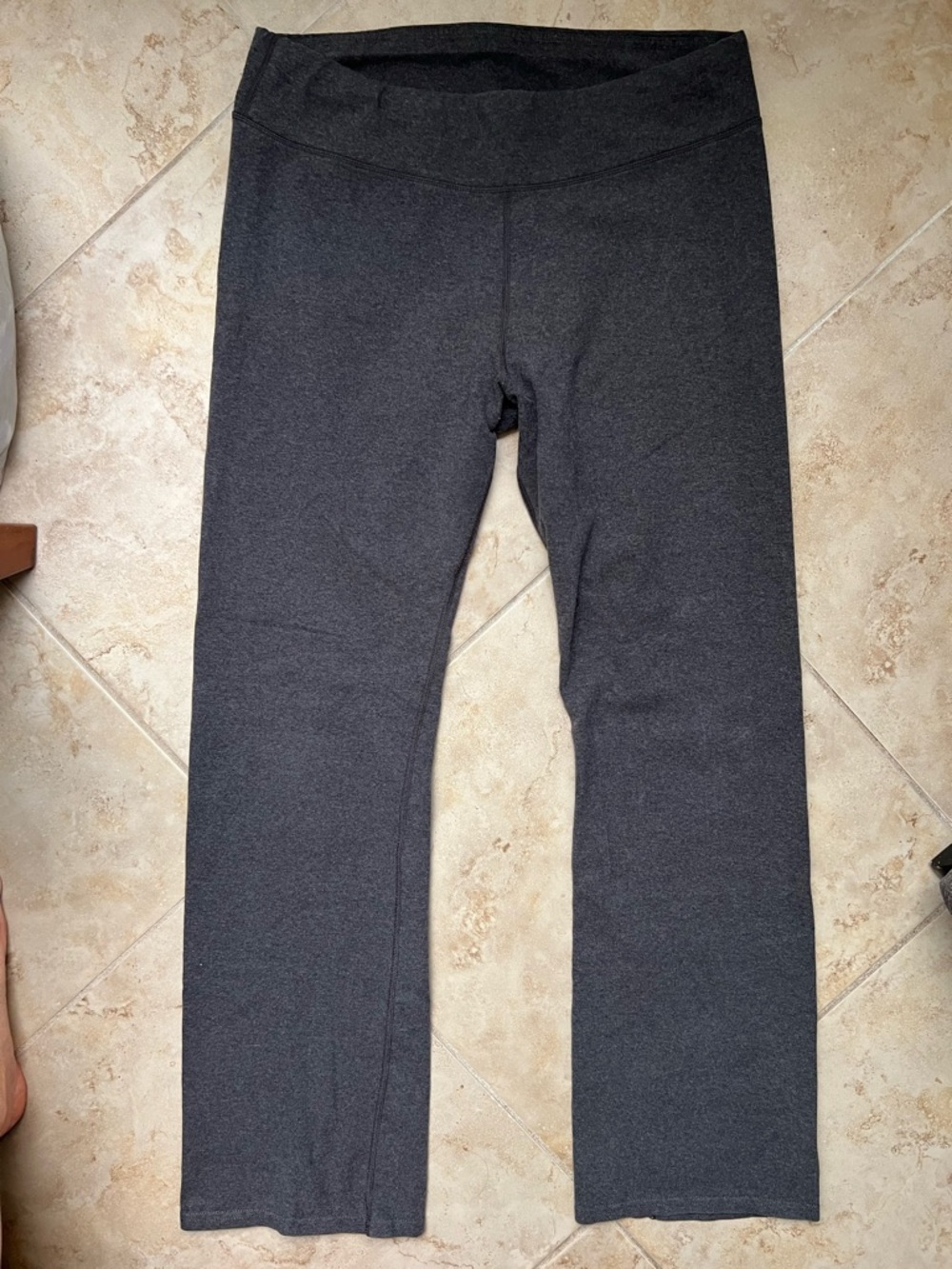 ‼️NWOT: Pact Organic Cotton Heather Grey Bootcut Leggings - XL